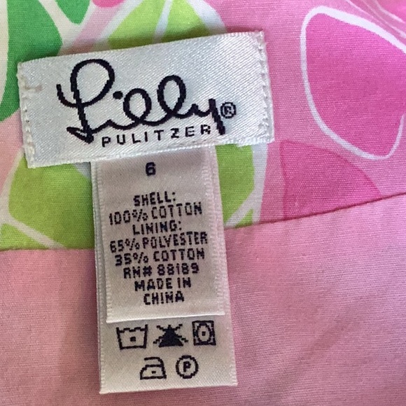 LILLY PULITZER Vintage White Label Print Skirt - Picture 9 of 9